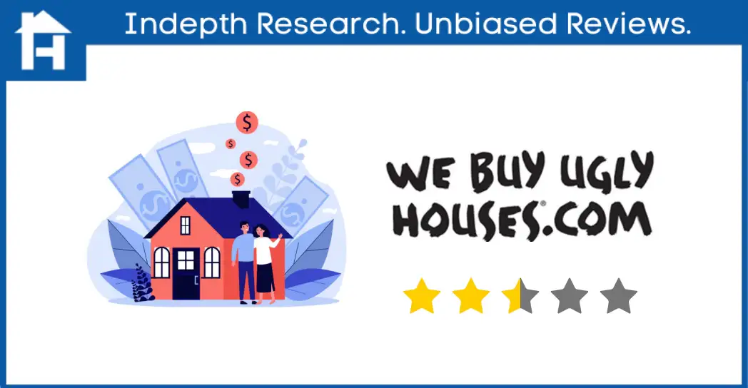 Cover - We Buy Ugly Houses Reviews 2022 - 2.5 out of 5 stars