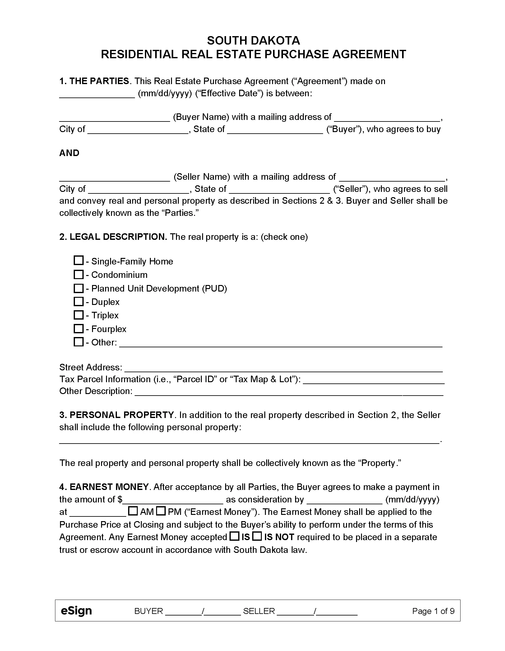 South Dakota FSBO Contract_page-0001