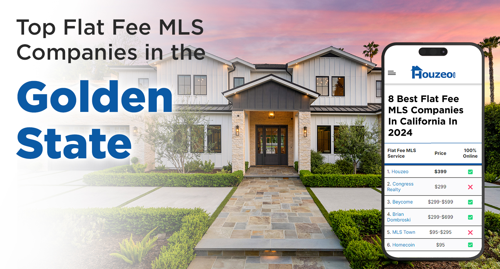 flat fee mls california
