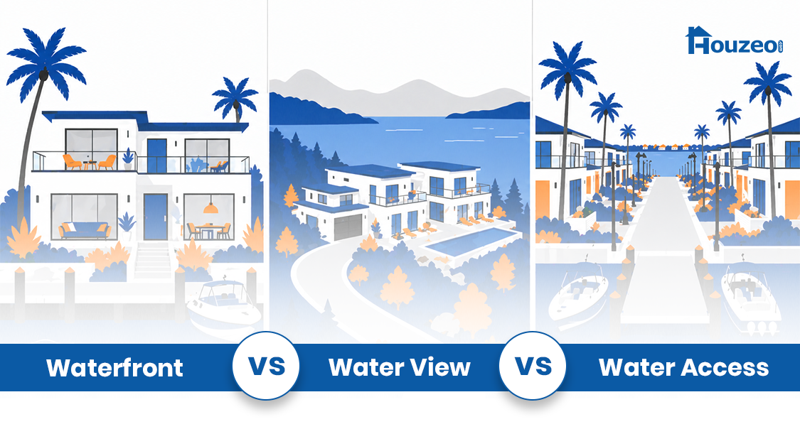 Waterfront Homes vs. Water View vs. Water Access: Compare Now!